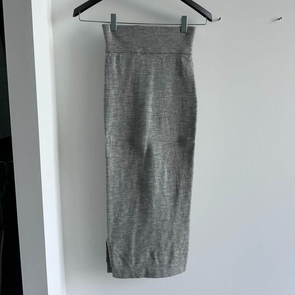 Wilfred wool midi skirt